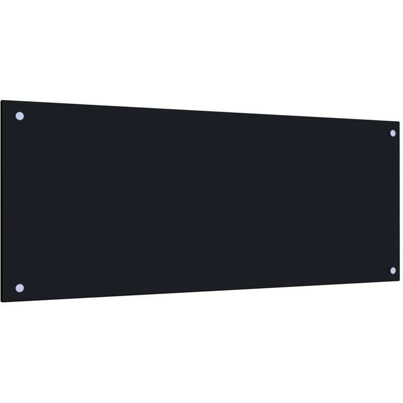 Vidaxl - Dosseret de cuisine Noir 100x40 cm Verre trempé