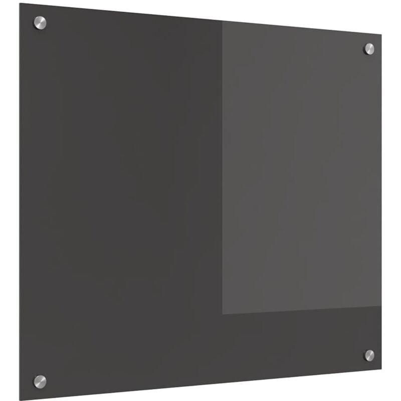 Plan de travail de cuisine Gris foncé 70x60x0,6 cm en verre trempé Vidaxl