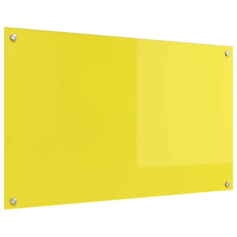 Vidaxl - Dosseret de cuisine Jaune 100x60x0,6 cm en verre trempé