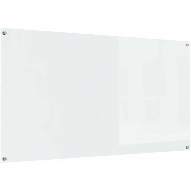 Crédence de cuisine en verre trempé transparent 110x60x0.6 cm Vidaxl