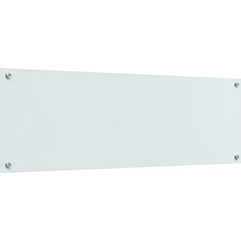 Vidaxl - Dosseret de Cuisine Blanc 120x40x0,6 cm en Verre Trempé