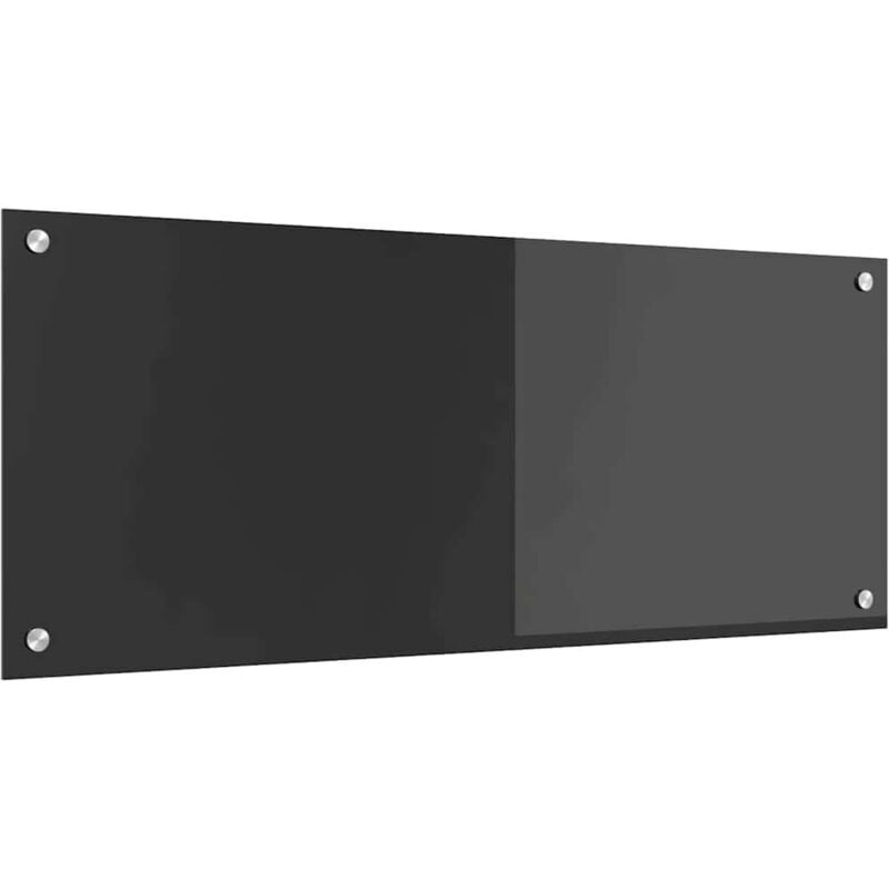 Vidaxl - dosseret de cuisine gris foncé 100x40x0,6 cm en verre trempé
