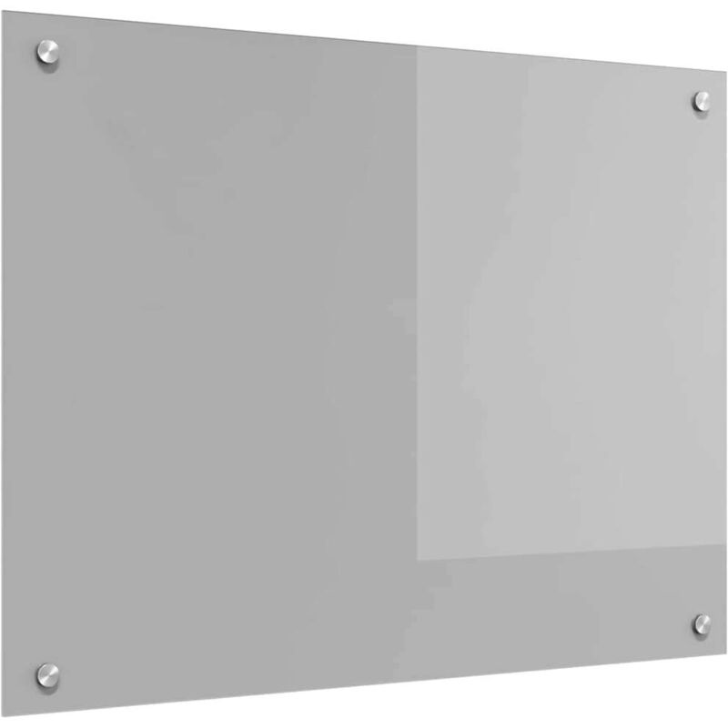 Vidaxl - Meuble de cuisine Gris clair 80x60x0,6 cm en verre trempé