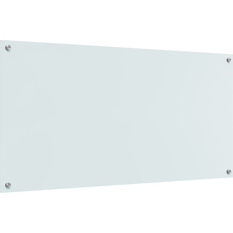 Vidaxl - Crédence de cuisine Blanche 120x60x0,6 cm en Verre trempé