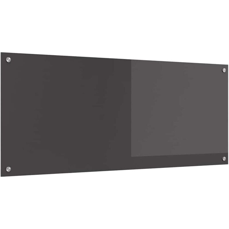 Vidaxl - Crédence de cuisine Grise 120x50x0,6 cm en Verre trempé