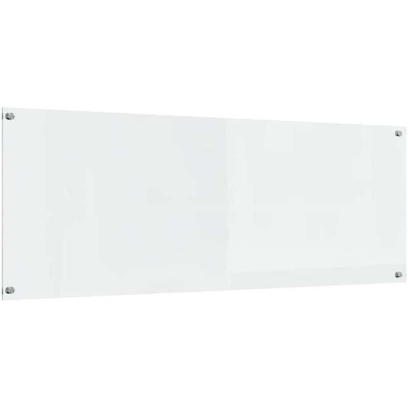 Vidaxl - Crédence de Cuisine Clear 110x40x0.6 cm en Verre Trempé