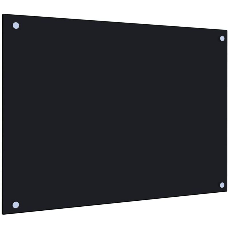 Vidaxl - Dosseret de cuisine Noir 70x50 cm Verre trempé