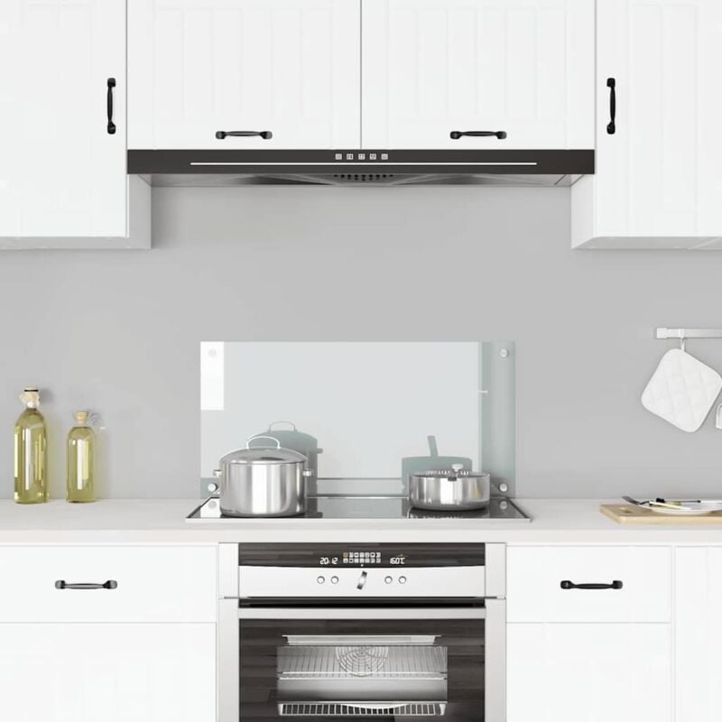 Vidaxl - Dosseret de cuisine Transparent 80x40 cm Verre trempé