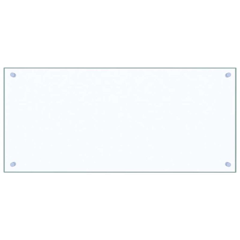 Vidaxl - Dosseret de cuisine Transparent 90 x 40 cm Verre trempé