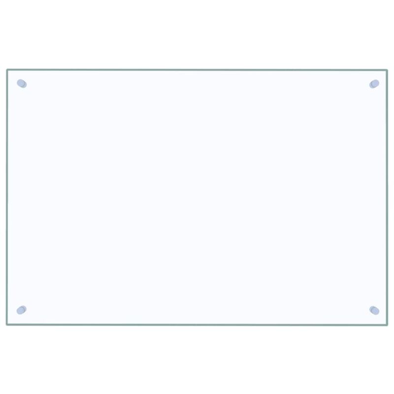 Dosseret de cuisine Transparent 90 x 60 cm Verre trempé
