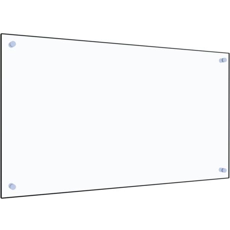 Dosseret de cuisine Transparent 90x50 cm Verre trempé CFW57944
