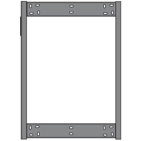 dosseret d'ecartement pour passage des tubes frisquet hydromotrix 25 a 32 kw ref. f3aa40972