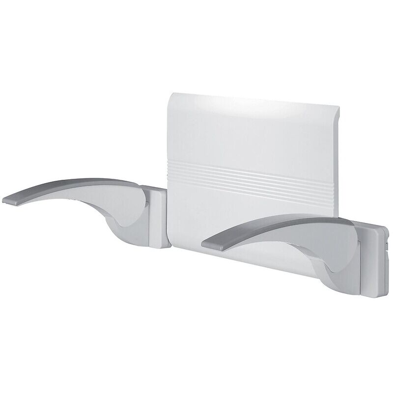 Kit dossier + accoudoirs Arsis Blanc/Chromé mat pour siège de douche - PELLET