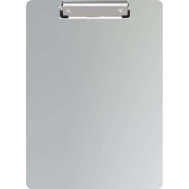 Dossier à clip aluminium avec bande magnétique Format A4 argent