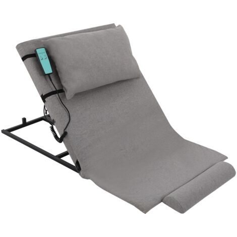 Dossier de lit électrique réglable, adapté aux patients âgés souffrant de blessures chaise avec dossier offrant un soutien cervical, lombaire et dorsal cadre de levage électrique avec coussin court
