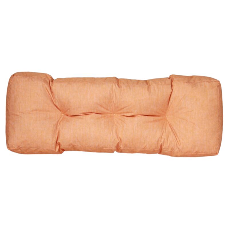 Bananair - Dossier Seul Coussin Palette - 120x40x15 cm Orange