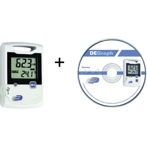 Dostmann Electronic LOG20 Set Enregistreur de données multifonction Valeur de mesure température, humidité de l'air -30 à 60 °C 0 à 99 % HR Y08289