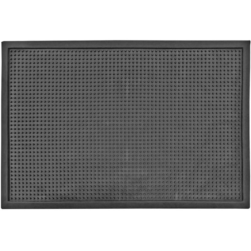 Dot Small Sanitizing Doormat in Black - size Small (60*40cm) - color Black - Black