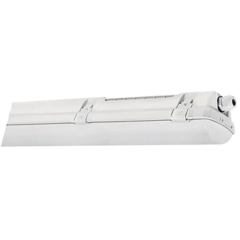 Dotlux MISTRALbasic LED-Feuchtraumleuchte 1200 mm, max 43W, 4000K - gefrostet - 1175 x 98 x 84 mm