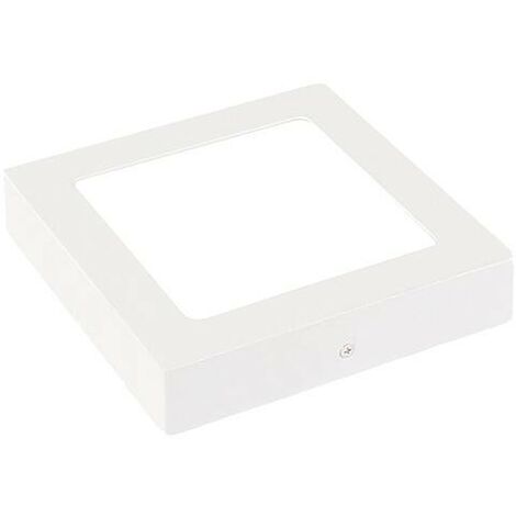 DOTLUX Panneau LED TOPsquare 225x225mm 18W 3000K avec cadre de montage carré