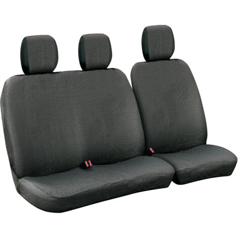 Dots-1, set fodere per furgone senza avvolgicintura - Nero/Grigio