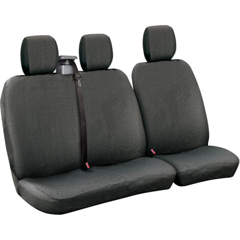 Dots-2, set fodere per furgone con avvolgicintura - Nero/Grigio