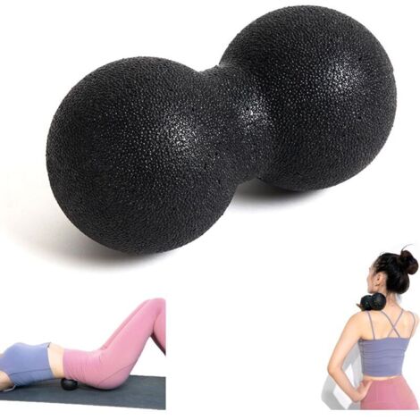 Double Balle De Massage Double Balle De Massage Peut Effectuer L'Entraînement De Bandeau,Soulager La Douleur,Massage Profond Pour Détendre Les Muscles Du Cou Et Du Dos,1 Pièce