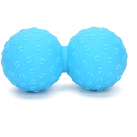Double Balle de Massage pour Dos, Épaules et Jambes - Relâchement Musculaire Profond, Fitness, Yoga, Gym - Bleu