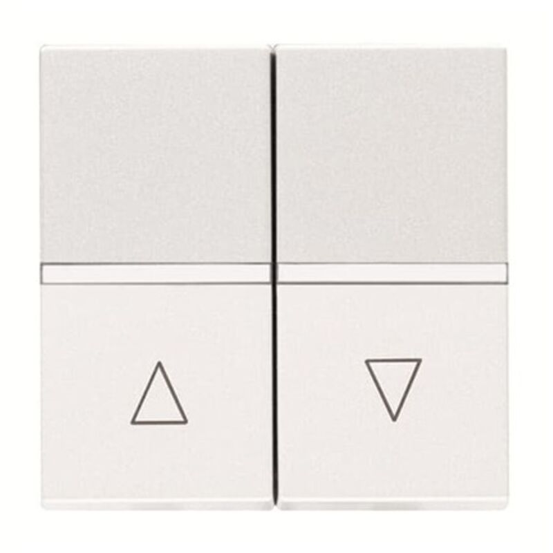 Double bouton pour stores blanc Niessen Zenit N2244 bl