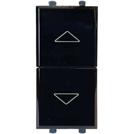 Double bouton-poussoir Ave Life Sistema 44 1P 10A non verrouillé 442056F