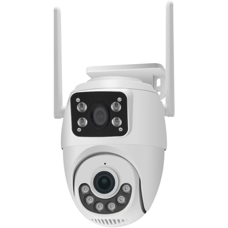Double Caméra ip – Extérieure Rotative pt motorisée 3MP+3MP wifi 2,4Ghz