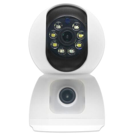 Double Caméra IP – Intérieure Rotative PT motorisée 2MP+2MP WIFI 2,4Ghz