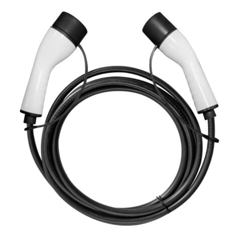 Double Chargeur Type 2 pour Voiture Électrique - Câble de Charge Triphasé 3.5KW 16A 5M  Adaptateur Euro-Euro IP55  Gaine PVC & Boîtier PC Ignifuge  Protection de Charge  Compatible 110V-220V/380V AC-K