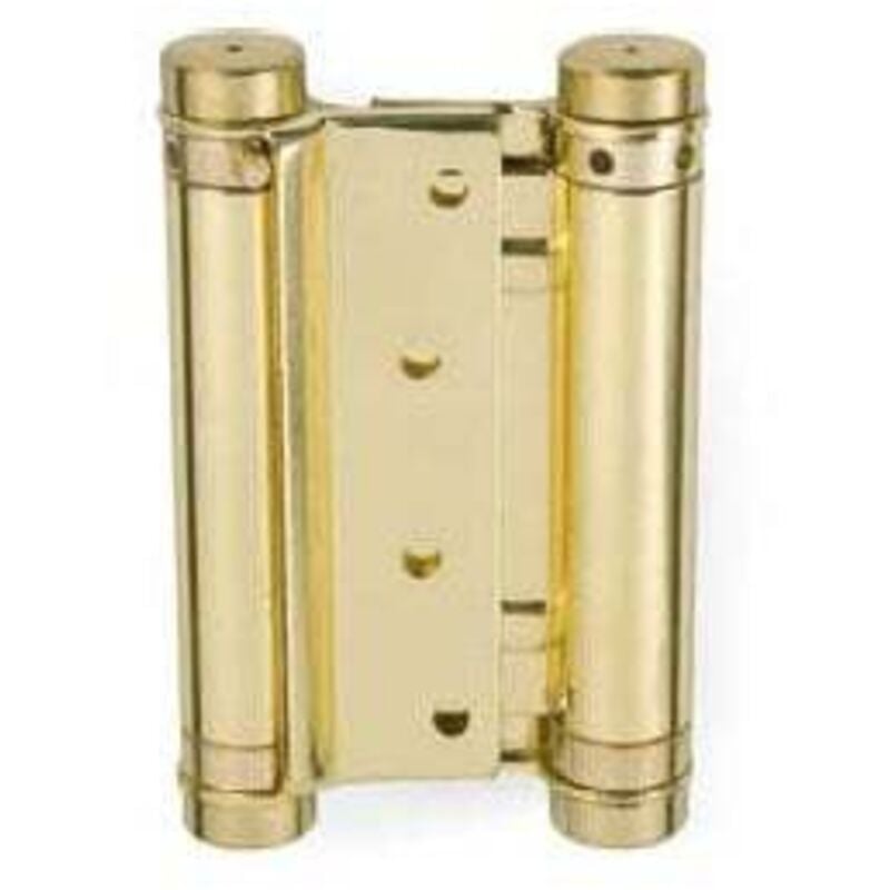 Mengual - Charnière double action en laiton. 100 mm - Charnière double action pura