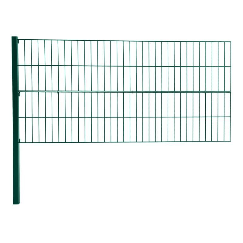 Double clôture de maille d'extension de clôture de grillage 80 cm RAL6005