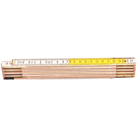 double compteur blanc jaune avec 10 tiges A ressort de 16 mm pour la mesure de construction