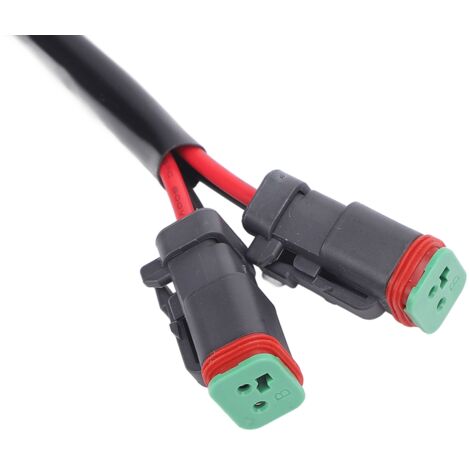 Double Connecteur DT Adapter avec Rallonge Harnais de Câblage Splitter Mâle Femelle pour Lumière LED Travail