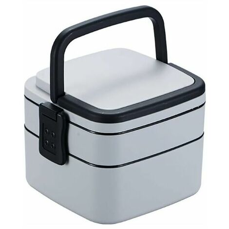 Double-Couche Boîte à Lunch, Box Déjeuner, Boîte étudiant Déjeuner, Micro-Ondes (Color : C)