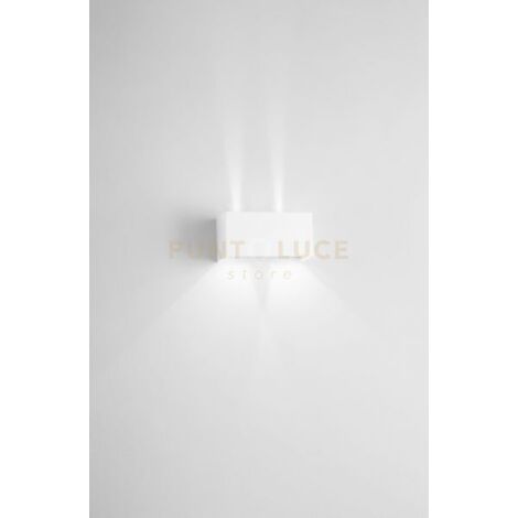 DOUBLE CUBE APPLIQUE DA ESTERNO 20W 1490LM 3000K BIANCO 20X10CM