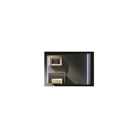 Double Door LED Bathroom Mirror Cabinet with Demister, Bluetooth, Digital Clock, 800x600mm