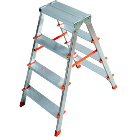 Double e'chelle escalade e'chelle en aluminium e'chelle 4 e'tapes tabouret domestique made in italy