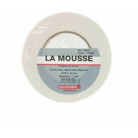 Double face Mousse blanc SCAPA 5589 19mm x 10m x 5