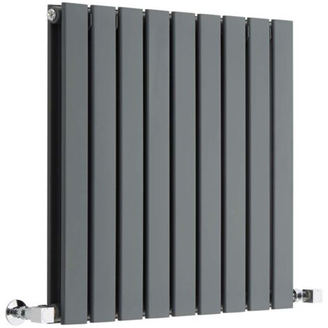 Double Flat Panel Radiator Anthracite 600mm High 748mm Wide