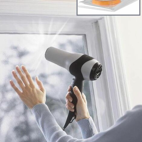 Double Glazing Conservatory Insulation Kit Draught Excluder Clear Film 12Sqm