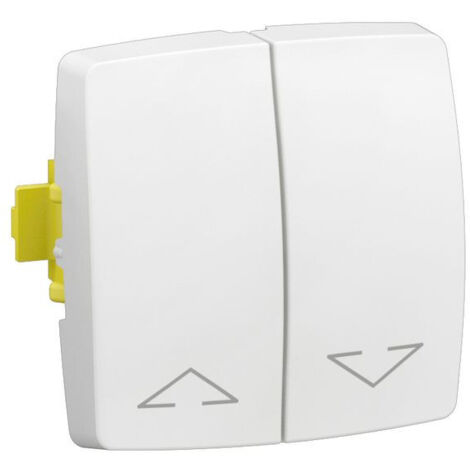 Double interrupteur pour volets roulants Appareillage saillie composable blanc LEGRAND 086113L