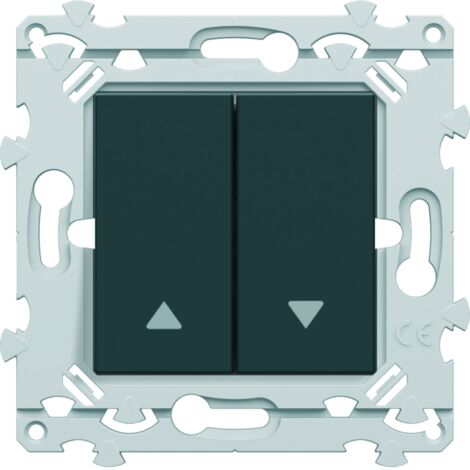 Double interrupteur volet roulant Hager Essensya  Finition: Anthracite