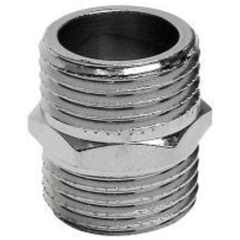 Double mamelon chrom'Š¢ 1/2"