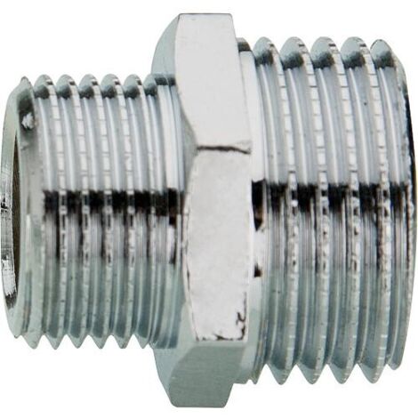 Double nipple de reduction chrome 1/2 X 3/8