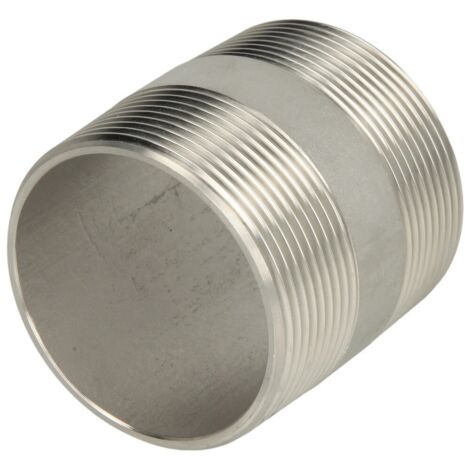 Double nipple de tuyau 2'' x 40 mm