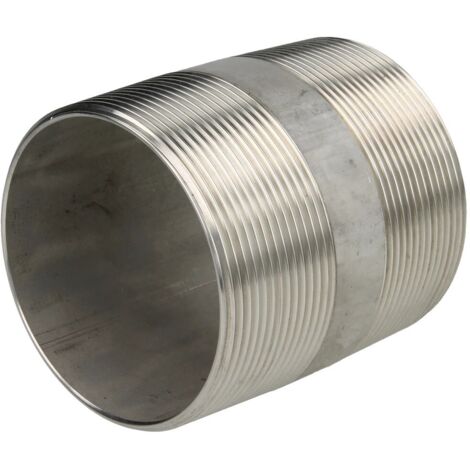 Double nipple de tuyau 2'' x 80 mm